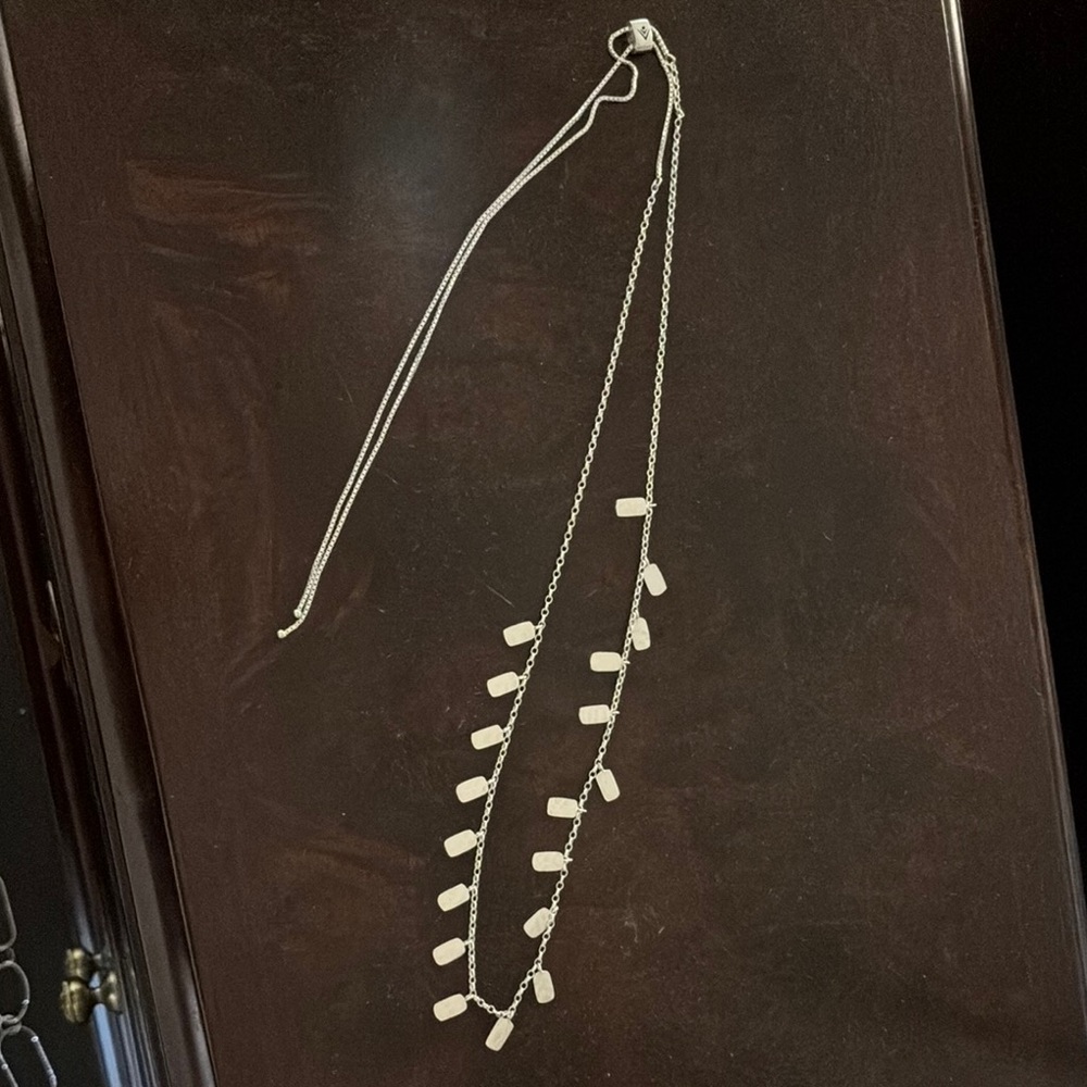 Silpada Silver Necklace with Cascading Elements